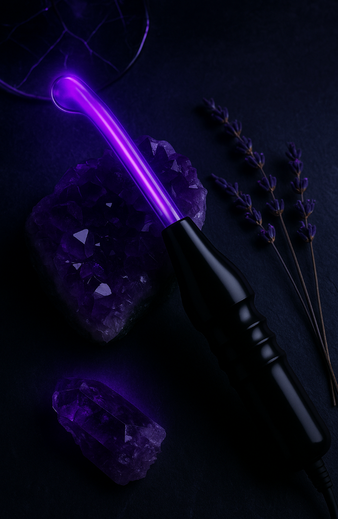 Aurava Clarity — Violet High-Frequency Wand